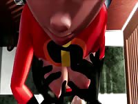 The incredibles hentai incest sex while parents are away