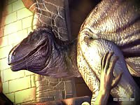 Dinosaurs deepthroating a gay cock and fucking its ass animal anal sex