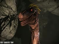 Gay animal sex with dinosaurs inside a dark cave