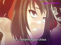 Hairy cock fucking the tight pussy of anime girl until orgasm