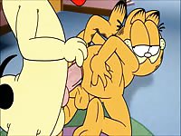 Furry beastiality garfield getting banged in the ass by a big cock- Owner LuxureTV.com