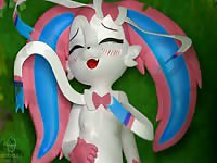 3D animal girl got fucked hard in her anus