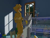 Bird animal girl got fucked in furry sex with dog