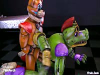 Animal toys having sex in 3d cartoon porn