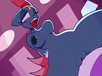 Animal girl got smashed deep inside her pussy in hentai porno