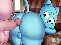 Anal sex with cat animal girl