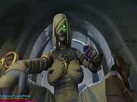 BDSM 3D hentai with mummy getting smashed by shemale