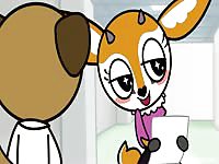 Animal girl got pounded in the ass in intense furry anal sex