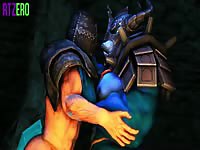 Masculine hot king receiving passionate deep throat from his monstrous servant 