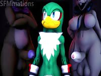 3D monstrous big boob MILF brutally sucking gigantic erect dick 