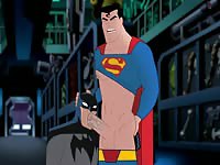 Horny Superheroes sucking and pounding each others ass holes