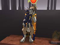 Little playful animal babe loves getting humiliated by his hot monstrous guy