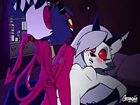 Seductive animal slut having intense fucking with a wild succubus 