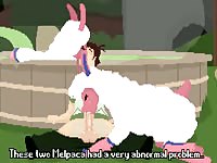 Sheep hentai porn with a gay beastiality lover